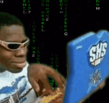 A hacker in front of their computer